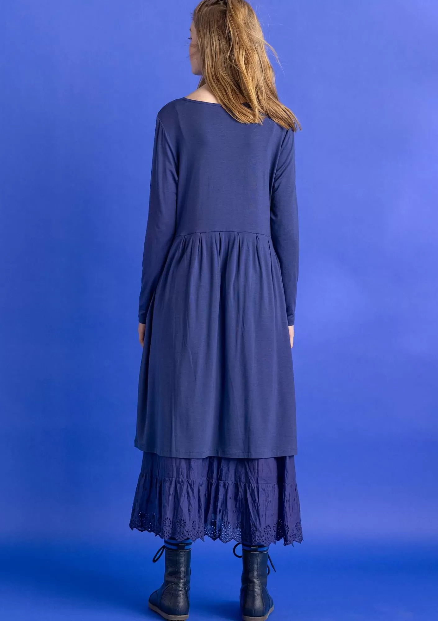 Kleider^Gudrun Sjödén Jerseykleid „Helga“ aus Lyocell/Elasthan Veilchen