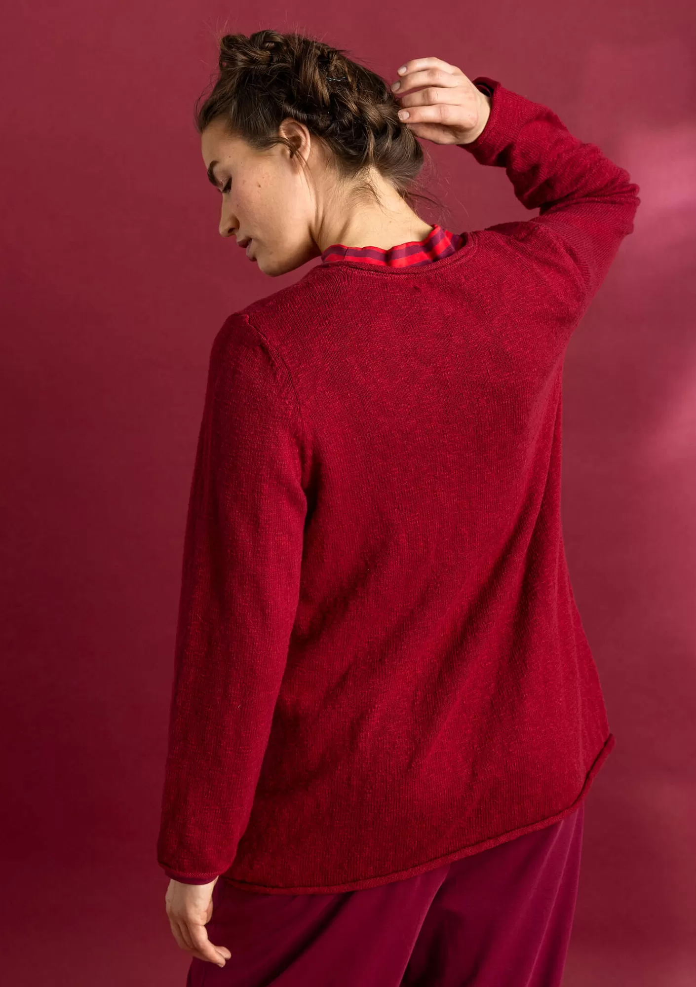 Pullover & Shirts^Gudrun Sjödén Lieblingspullover aus Bio-Baumwolle Granatapfel