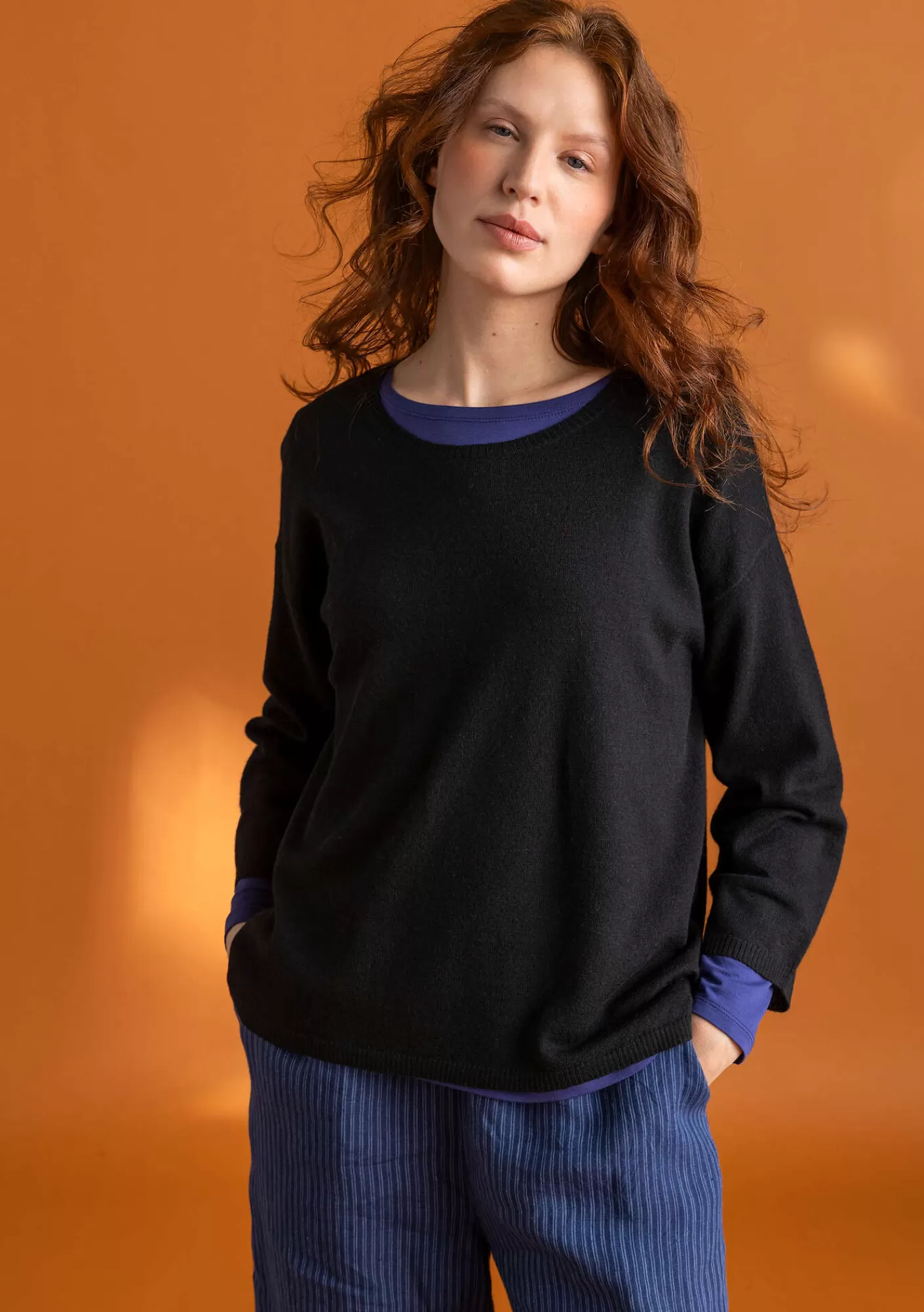 Pullover & Shirts^Gudrun Sjödén Pullover aus Bio-Wolle Schwarz