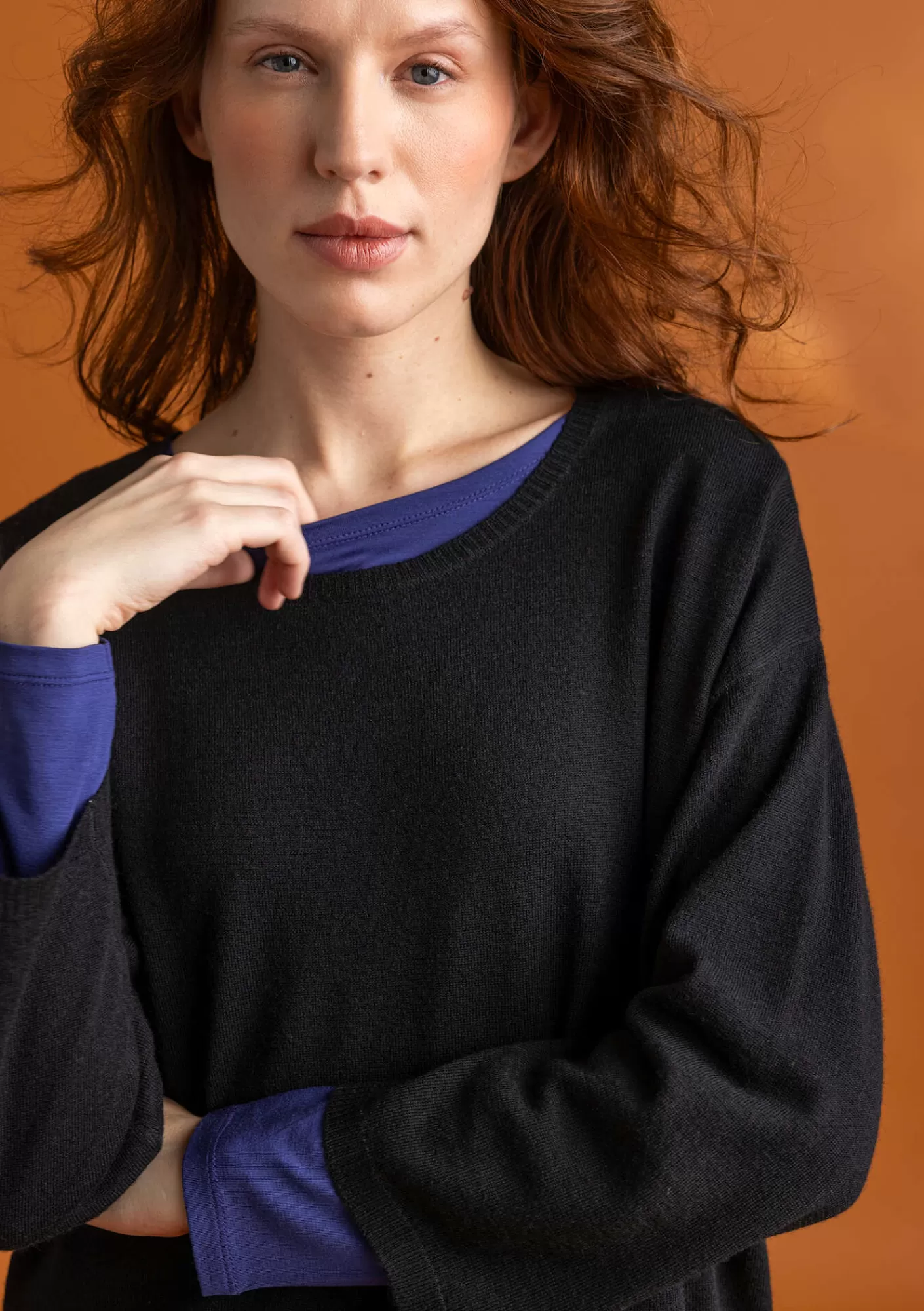 Pullover & Shirts^Gudrun Sjödén Pullover aus Bio-Wolle Schwarz