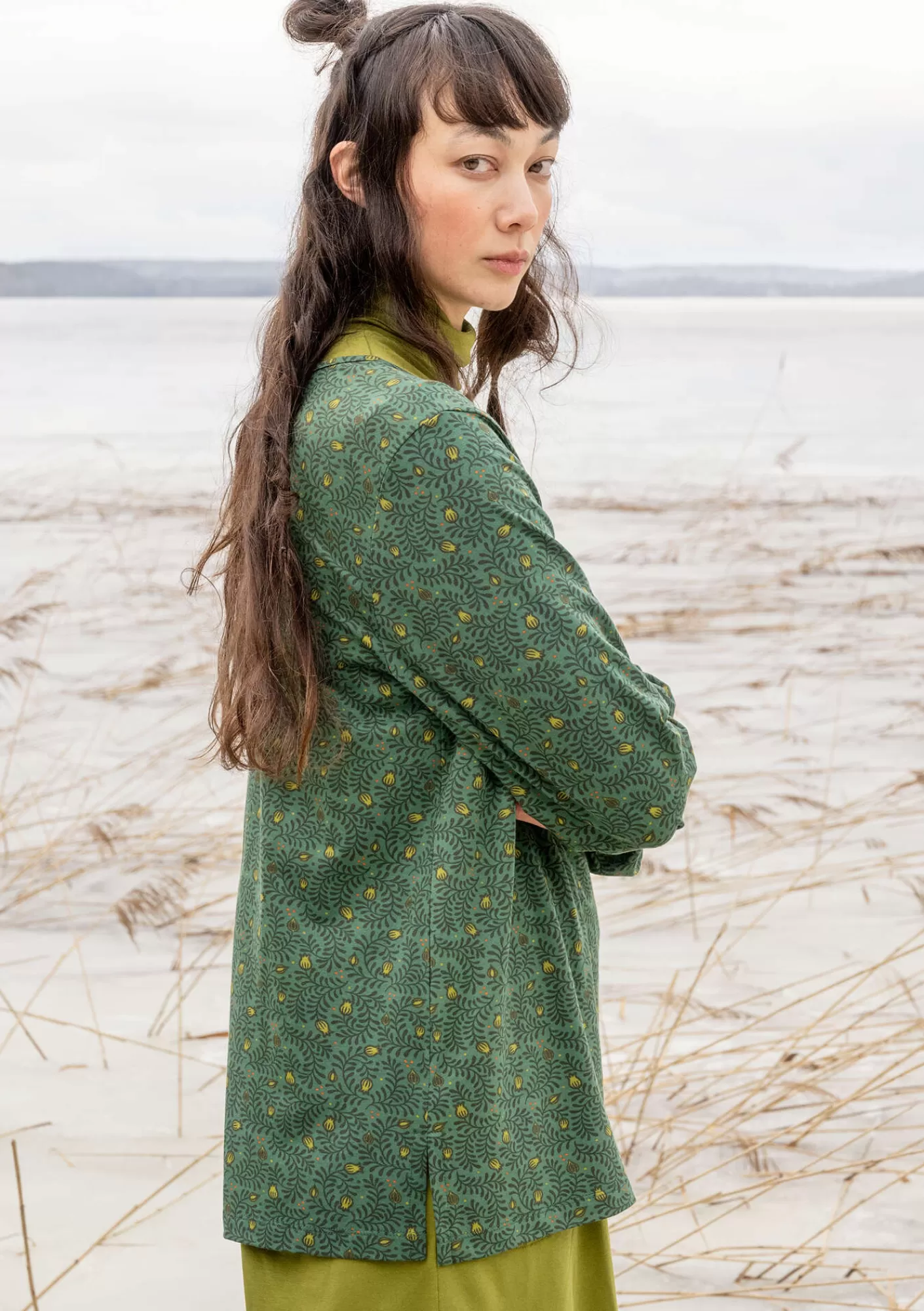 Pullover & Shirts^Gudrun Sjödén Shirt „Aurora“ aus Bio-Baumwolle/Modal/Elasthan Pfauengrün