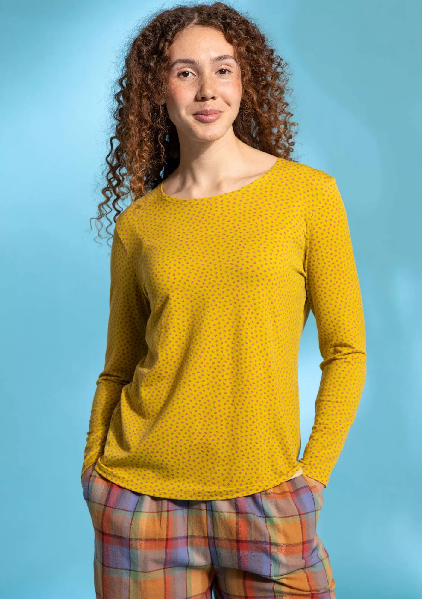 Pullover & Shirts^Gudrun Sjödén Shirt „Dot“ aus Lyocell/Elasthan Dijonsenf