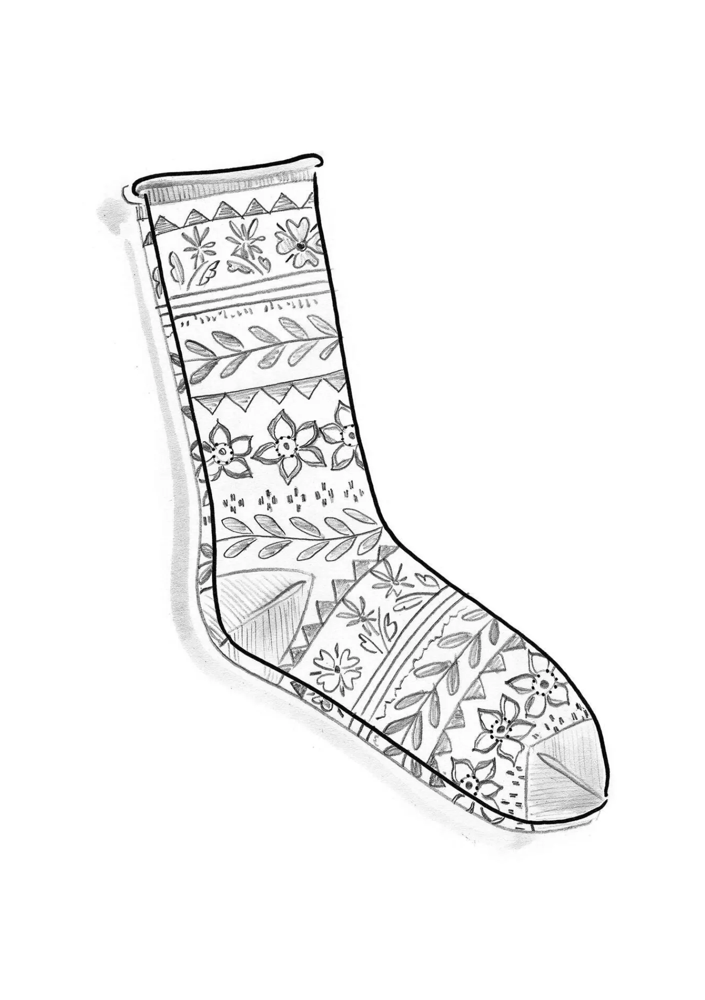 Accessoires^Gudrun Sjödén Socken „Twinkle“ aus Wollfrottee Tomate